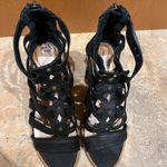 DV by Dolce Vit Dolce Vita Lain Black Gladiator Block Leather Heels Photo 1