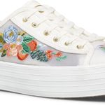 Keds Rifle Paper Co  Floral Sneakers Embroidered x Canvas Photo 1