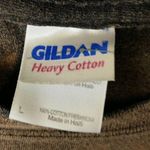 Urban Outfitters American Iron & Muscle T Shirt Vintage Y2K Brown Black Medium M USA Eagle Unisex Photo 3