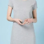 Boden Gray & Coral Short Sleeve Mini T Photo 0