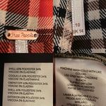 Free People  Womens Shorts Orange Black Plaid Mayfair Pleated Zip Front Size 10 Photo 10