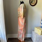 Vintage 1990s tie dye silk dress with braided belt Photo 13