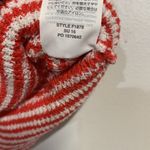 J.Crew  WOMENS KNIT NAUTICAL BLOUSE TOP RED WHITE STRIPES XS F1878 Photo 5