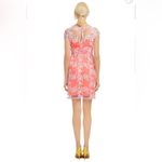 Nanette Lepore NWT Waldorf Girl Sheath Orange Crepe w/Lavender Lace Dress 10 Photo 12