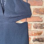 ASOS  Black Sleeveless Cut-Out Keyhole High Neck Midi Dress Women's Size 10 Photo 2