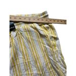 Torrid  Pull On Stretch Linen Shorts Mid Rise 4X Stripe Butter Yellow NWT #V9-1 Photo 5