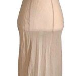Victoria's Secret Victoria’s Secret Nude Embroidered Silk Maxi Slip Photo 0