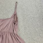 Kimchi Blue Womens Cami Top S Pink Surplice V Neck Spaghetti Strap Smock Waist Photo 3