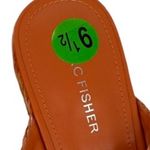 Marc Fisher NWOB  MFLynn Raffia Woven Cross Strap Wedge Platform Sandals Size 9.5 Photo 2