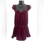 Victoria's Secret Victoria Secret Purple Velvet Romper Size Small Photo 2