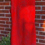 Bebe  Jeweled & Beaded red sleeveless fitted high neck Mini Dress Size Medium Photo 1