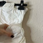 House Of CB  Clementine White Cutout Ruched Bodycon Mini Dress Size Small Photo 13