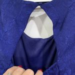 Torrid Plus 16 Dress Royal Blue Floral Sleeveless V-neck Elastic Waist Women’s Photo 5