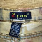 Q Point Jeans Flare Butterflies Tie Dye Size 10 Yellow Pink Blue Photo 3