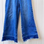Free People High Rise Wide Leg Blue Denim Cotton Blend Jeans sz 28 Photo 3