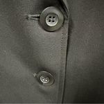 AB Studio  Black Silver Accent 2 Button Front Button Cuff Blazer Jacket Womens 12 Photo 6