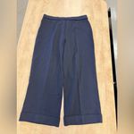 St. John  Basics Santana Knit Cropped Wide Leg Pull On Pants Sz 8 Photo 3