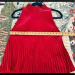 1. State  M Retro Pink Pleated Accordion Halter Tank Top Photo 6