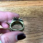 Rainbow Beetle Bronze Colored Ring OS Red Photo 7