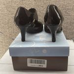 Life Stride  Mary Jane Pump Size 10W or 10 Wide Vegan Faux Suede 3 inch heel pump Photo 2