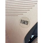 Sole Society Ankle Booties  Open Toe Black Leather Minimalist Clean Girl Size 8.5 Photo 6