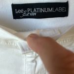 Lee  Platinum Label White Cotton Capris Pants Summer Womens 6 Stretchy Waistband Photo 3