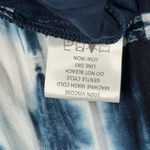 Mud Pie  Dress Tie Dye Tiered Tunic Top 3/4 Sleeve Casual Blue‎ White Size Small Photo 6