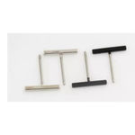 Boutique NEW Unisex Black Bar Staple Stud Earrings, 1.2cm Photo 12