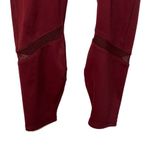 Fabletics LEGGINGS MESH PANELS RED MAROON STYLE LG1931620 SIZE MEDIUM WOMEN Photo 1