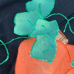 Tultex Vintage Halloween Puff Paint Sweatshirt with Cat & Pumpkins Size XL Photo 4