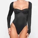 SKIMS Glissenette Long Sleeve Bodysuit Onyx Size XS Photo 1