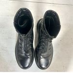 Aquazzura Kicks 35 Leather Zip Up Ankle Biker Boots Black Women's Size 38 / 7.5 Photo 9