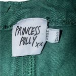 Princess Polly PAIGE Mid Rise Cargo Jeans - Denim Green (Size 0) Photo 4