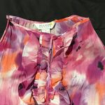Allison Taylor  Vibrant Pink and Purple Blouse Photo 1
