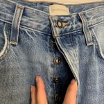 Favorite Daughter jeans: The Masha Super High Rise Wide Leg Crop in Dublin 27 Blue Photo 9