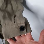 All Saints olive green coat size large Photo 2