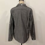 Roots  Clearwater button front roll tab sleeve shirt XL Photo 6