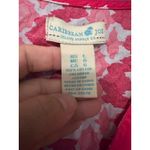 Caribbean Joe  size Large tunic women Pink Resort Pool V neck Vacation Tunic Photo 8