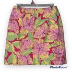 Lilly Pulitzer Vintage  size 4 women's skirt zip up side lined tropical hawaiian Photo 2