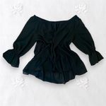 Bisou Bisou  Witchy Whimsygoth Bell Sleeve Off Shoulder Top Plus Size 3X / XXL Photo 3