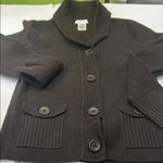 Kate Hill  Chocolate Knit Cardigan Photo 12