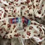 Urban Outfitters  Women’s White Ditsy Floral Ruched Cottagecore Ruffle Hem Dress Photo 6