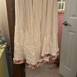 Patrons of Peace Embroidered White Skirt Photo 10