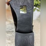 Brighton black leather mules sz 6.5 M Photo 6