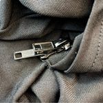 City Chic  Draped Bodycon Dress Two-Way Zip Ruched Black M/18 Photo 6