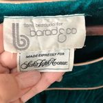 Vintage TOM BEZDUDA for Barad&Co, Saks Fifth Ave velvet home dress, green, S Green Size undefined Photo 3