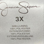 Jessica Simpson WO SIZE 3X MAXIE DRESS NAVY PASTEL FLORAL DESIGN BRAID TRIM Photo 15