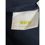 Anthropologie  Maeve Women's Black Faux Wrap Short Sleeve T Shirt Blouse Top Sz L Photo 2