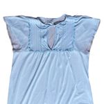 JC Penny Vintage 90s JCPenney Sleepwear Baby Blue Long Slip Nightgown 🔥 Photo 4