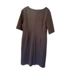 Connected Apparel Women's Black Red Career Dress Size 16 Short Sleeve Photo 2